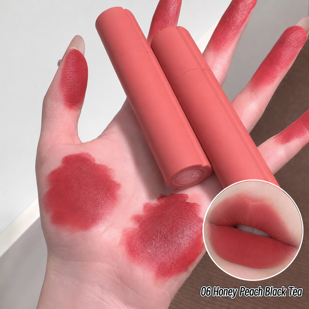 Velvet Mist lip glaze Lightweight velvet texture with rich-Must stand out
