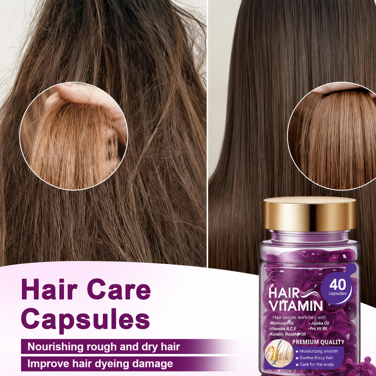 ✨Silky Smooth Hair Capsules